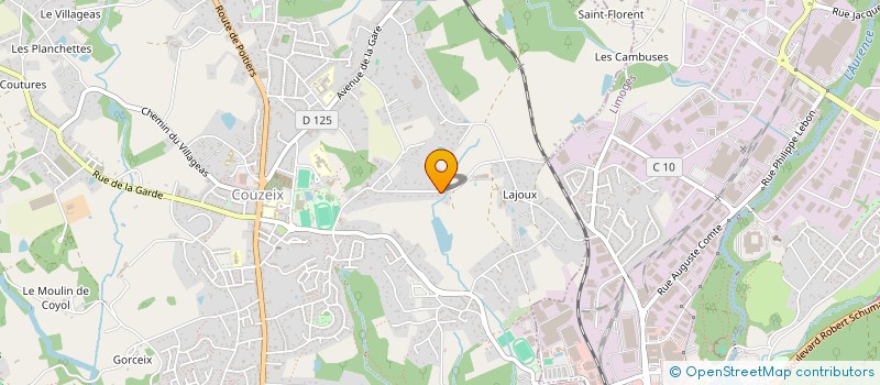 localisation de l'entreprise UNION SPORTIVE ENTENTE COUZEIX CHAPTELAT à COUZEIX