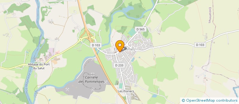 localisation de l'entreprise UNION SPORTIVE ENTRAMMES à ENTRAMMES