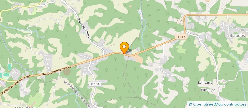 localisation de l'entreprise UNION SPORTIVE ESPERANCE  SAINT-MARTIN-DE-SEIGNANX