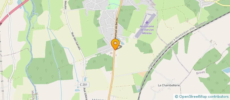 localisation de l'entreprise UNION SPORTIVE ET ATHLETIQUE DE LURY SUR ARNON - MEREAU  MEREAU