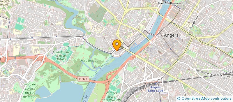localisation de l'entreprise UNION SPORTIVE ET CULTURELLE ANGEVINE (USCA)  ANGERS