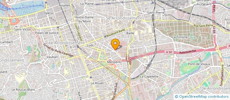 localisation de l'entreprise UNION SPORTIVE ET CULTURELLE D ANIMATION DES 4 5 ET 10 EMES ARRONDISSEMENTS à MARSEILLE