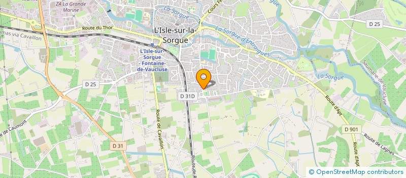 localisation de l'entreprise UNION SPORTIVE ET CULTURELLE DES ECOLES PRIMAIRES à L'ISLE-SUR-LA-SORGUE