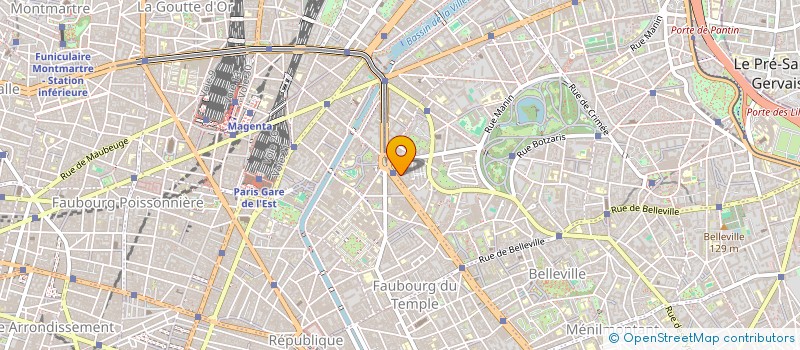 localisation de l'entreprise UNION SPORTIVE ETUDIANTS FRANCILIENS  PARIS