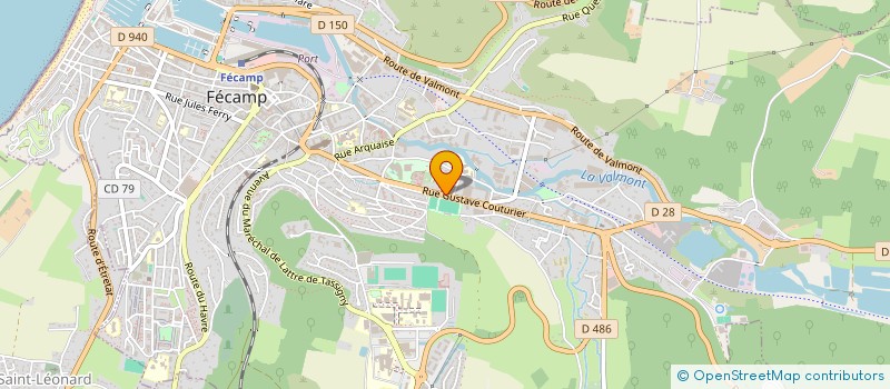 localisation de l'entreprise UNION SPORTIVE FECAMPOISE BASKET  FECAMP