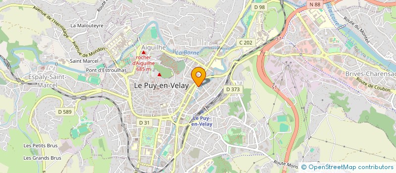 localisation de l'entreprise UNION SPORTIVE FOOTBALL DU PUY EN VELAY à LE PUY-EN-VELAY
