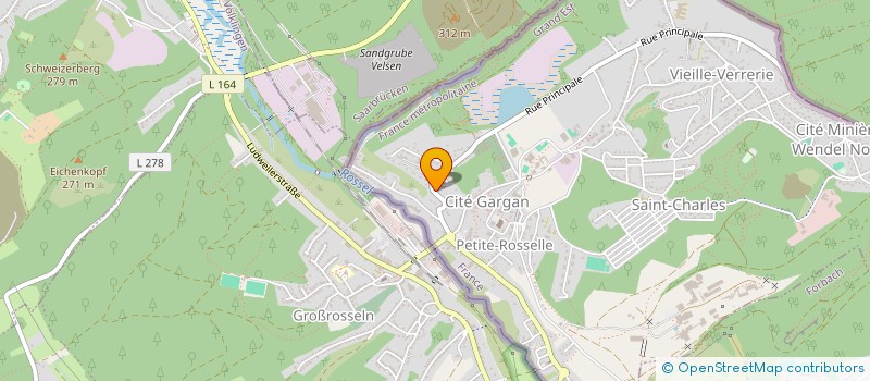 localisation de l'entreprise UNION SPORTIVE FORBACH TENNIS DE TABLE  PETITE-ROSSELLE