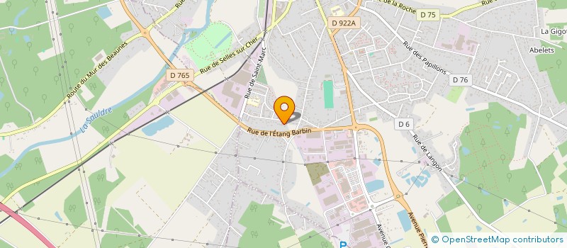 localisation de l'entreprise UNION SPORTIVE FRANCO-TURQUE DE ROMORANTIN  ROMORANTIN-LANTHENAY