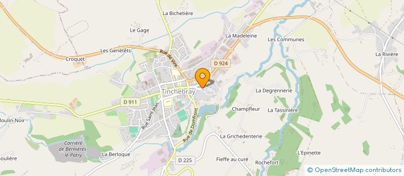 localisation de l'entreprise UNION SPORTIVE FRENES MONTSECRET à TINCHEBRAY-BOCAGE