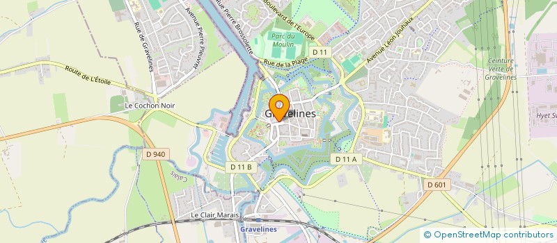 localisation de l'entreprise UNION SPORTIVE GRAVELINES FOOTBALL à GRAVELINES