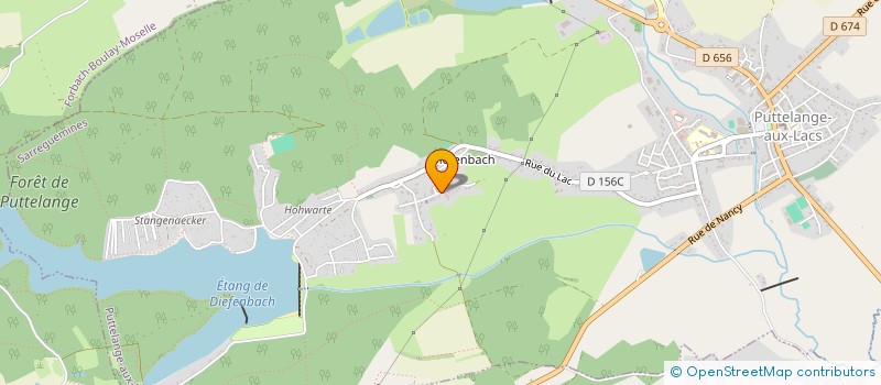 localisation de l'entreprise UNION SPORTIVE GRUNDVILLER REMERING-LES  REMERING-LES-PUTTELANGE