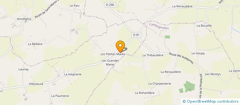 localisation de l'entreprise UNION SPORTIVE INTERCOMMUNALE DE LA GRAVERIE  SOULEUVRE EN BOCAGE