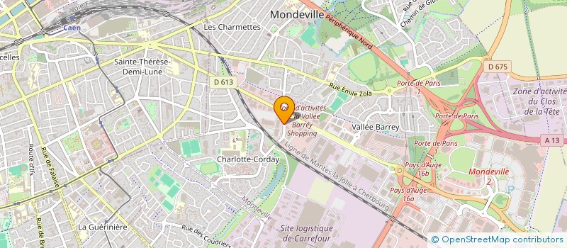 localisation de l'entreprise UNION SPORTIVE KEOLIS CALVADOS  MONDEVILLE