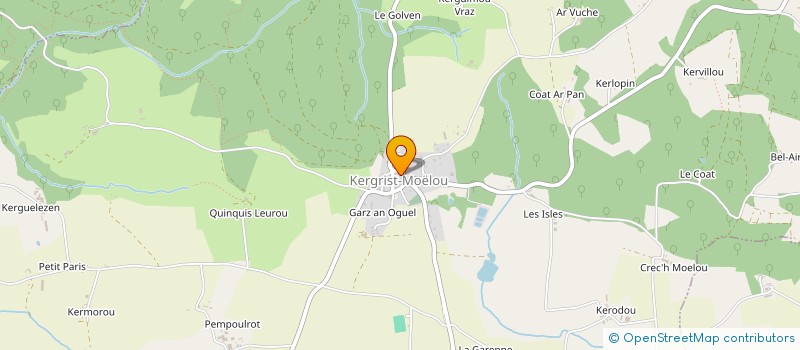 localisation de l'entreprise UNION SPORTIVE KERGRISTOISE à KERGRIST-MOELOU