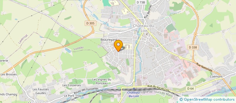 localisation de l'entreprise UNION SPORTIVE LA JOYEUSE à BEAUMONT-PIED-DE-BOEUF
