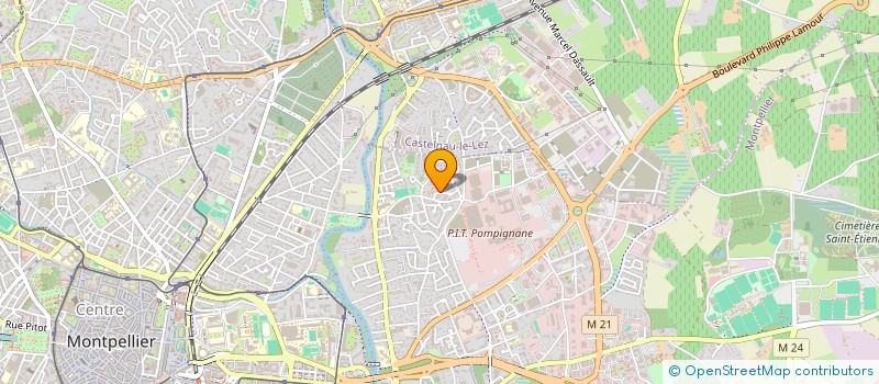 localisation de l'entreprise UNION SPORTIVE LANGUEDOC POMPIGNANE à MONTPELLIER