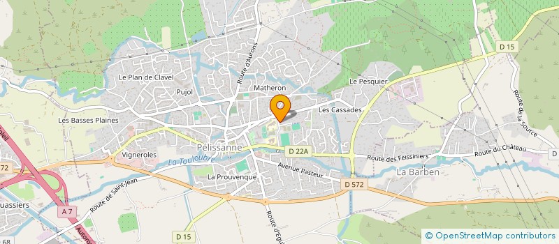 localisation de l'entreprise UNION SPORTIVE LE PELICAN  PELISSANNE