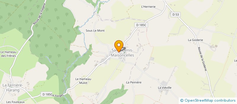 localisation de l'entreprise UNION SPORTIVE LE TOURNEUR  SOULEUVRE EN BOCAGE