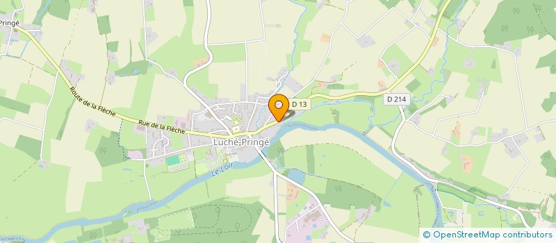 localisation de l'entreprise UNION SPORTIVE LUCHOISE  LUCHE-PRINGE