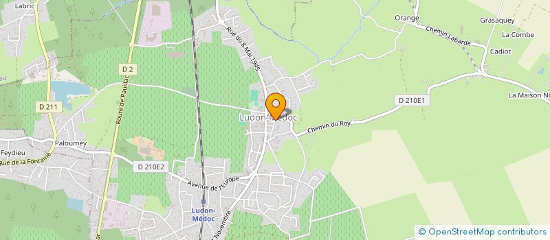 localisation de l'entreprise UNION SPORTIVE LUDONNAISE  LUDON-MEDOC