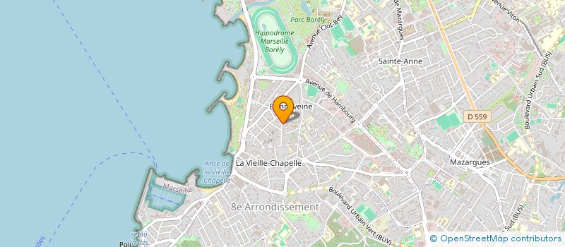 localisation de l'entreprise UNION SPORTIVE MANU'URA 13  MARSEILLE