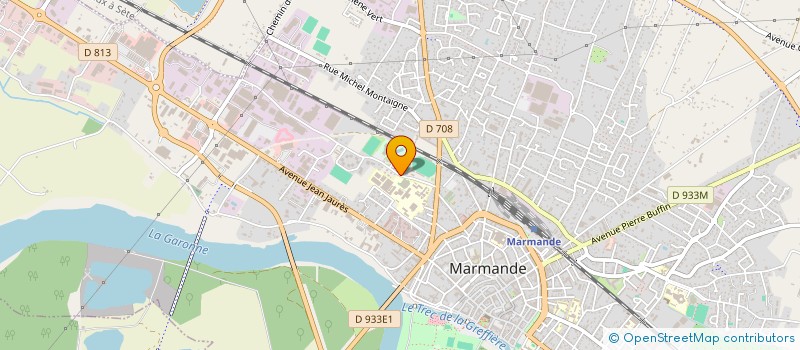 localisation de l'entreprise UNION SPORTIVE MARMANDAISE  MARMANDE