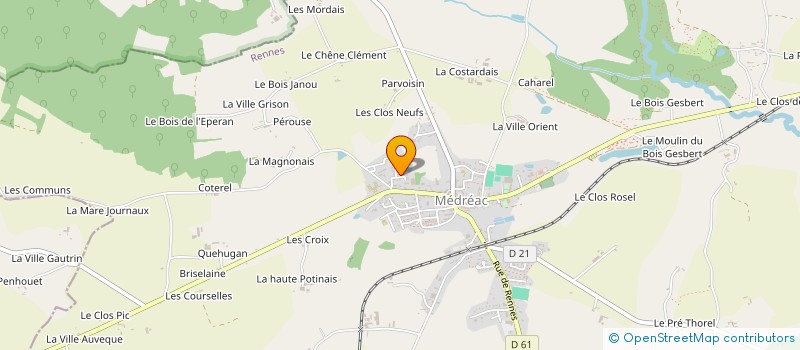 localisation de l'entreprise UNION SPORTIVE MEDREACIENNE  MEDREAC