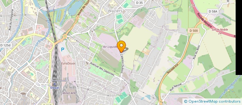 localisation de l'entreprise UNION SPORTIVE MINEURS WAZIERS  WAZIERS