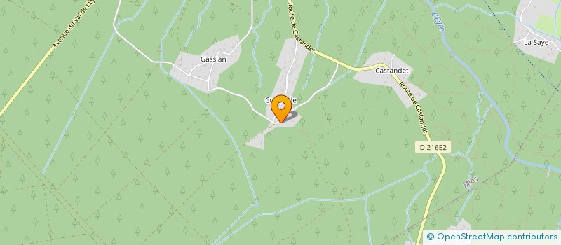 localisation de l'entreprise UNION SPORTIVE MIOSSAISE VOLLEY- BALL  MIOS