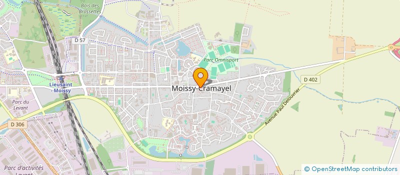 localisation de l'entreprise UNION SPORTIVE MOISSY CRAMAYEL MOUCHE à MOISSY-CRAMAYEL