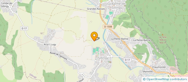 localisation de l'entreprise UNION SPORTIVE MONTAGNE D AGE  SILLINGY