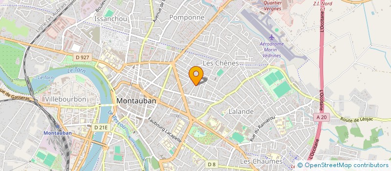 localisation de l'entreprise UNION SPORTIVE MONTALBANAISE OMNISPORTS  MONTAUBAN