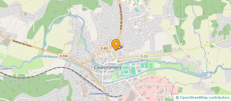 localisation de l'entreprise UNION SPORTIVE MUNICIPALE BOULES LYONNAI  COULOMMIERS
