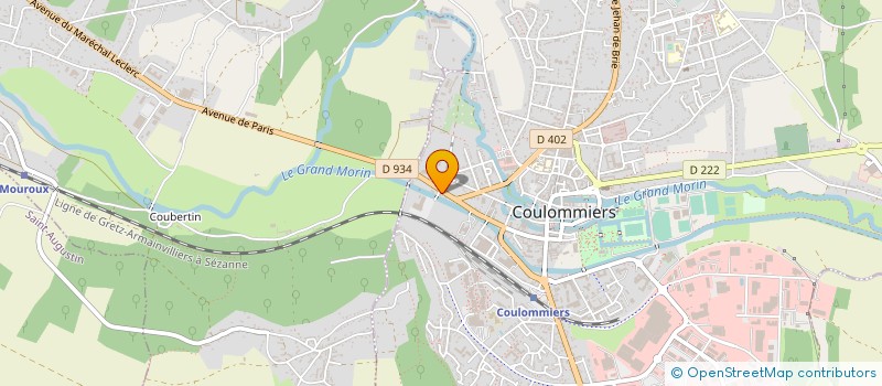 localisation de l'entreprise UNION SPORTIVE MUNICIPALE DE COULOMMIERS à COULOMMIERS