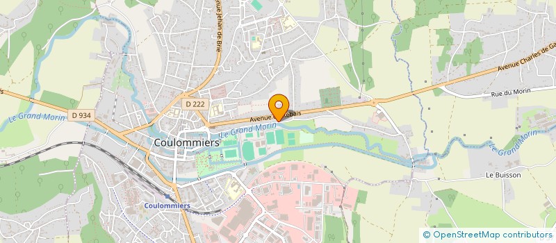 localisation de l'entreprise UNION SPORTIVE MUNICIPALE DE COULOMMIERS à COULOMMIERS