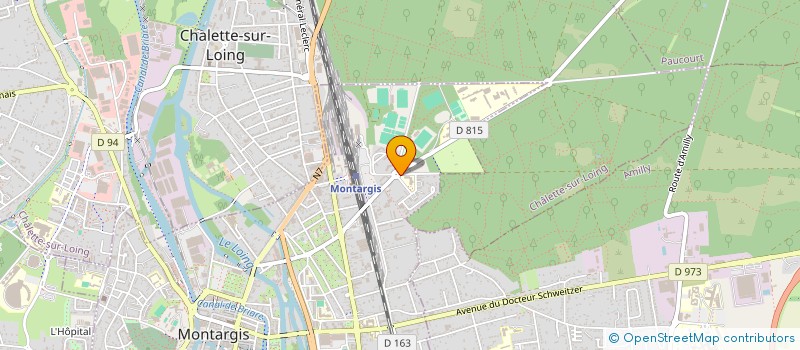 localisation de l'entreprise UNION SPORTIVE MUNICIPALE DE MONTARGIS RUGBY à MONTARGIS