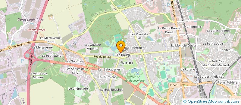 localisation de l'entreprise UNION SPORTIVE MUNICIPALE DE SARAN CANOE KAYAK à SARAN