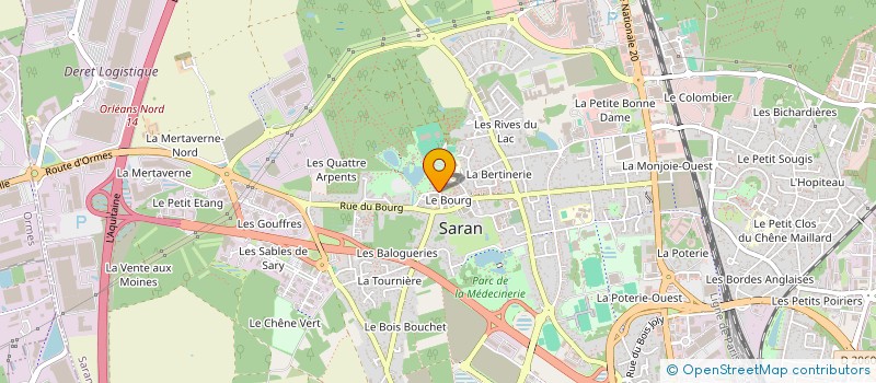 localisation de l'entreprise UNION SPORTIVE MUNICIPALE SARAN KARATE à SARAN