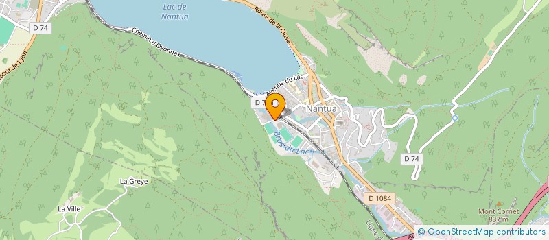 localisation de l'entreprise UNION SPORTIVE NANTUA RUGBY  NANTUA