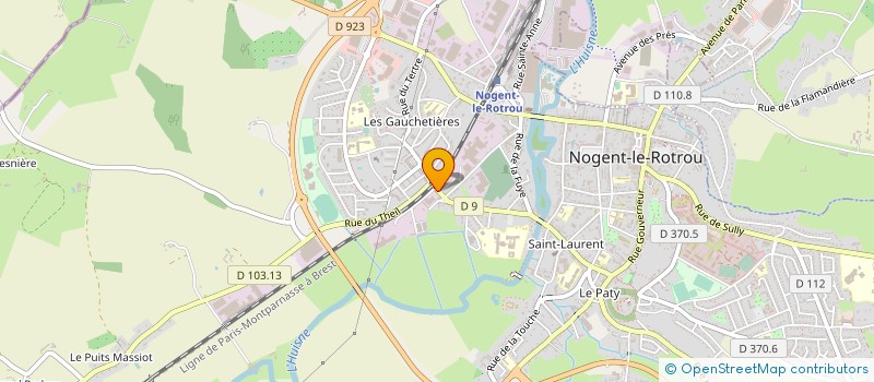 localisation de l'entreprise UNION SPORTIVE NOGENTAISE à NOGENT-LE-ROTROU