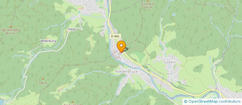 localisation de l'entreprise UNION SPORTIVE OBERBRUCK-DOLEREN  OBERBRUCK