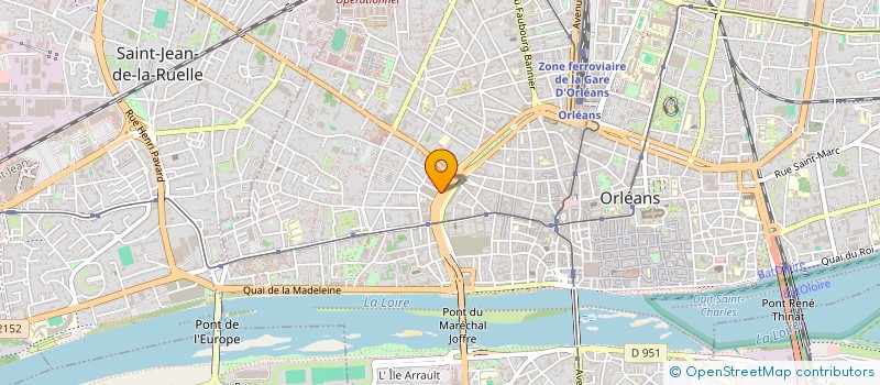 localisation de l'entreprise UNION SPORTIVE ORLEANAISE SPORT DE GLACE à ORLEANS