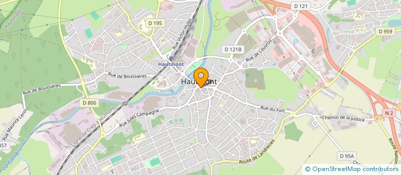 localisation de l'entreprise UNION SPORTIVE OUVRIERE HAUTMONTOISE à HAUTMONT