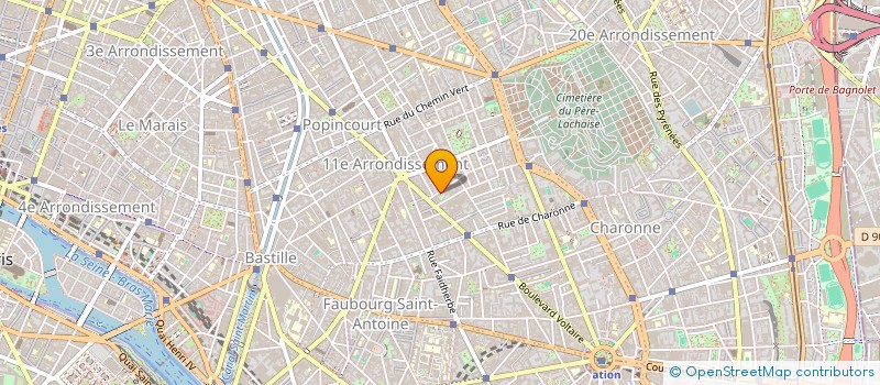 localisation de l'entreprise UNION SPORTIVE PARIS IIEME  PARIS