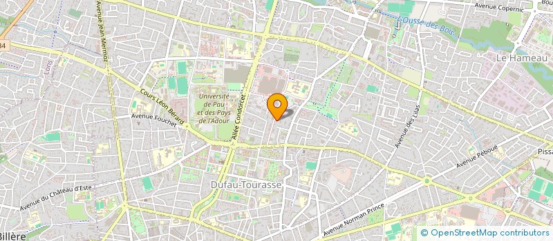 localisation de l'entreprise UNION SPORTIVE PAU NORD-EST à PAU
