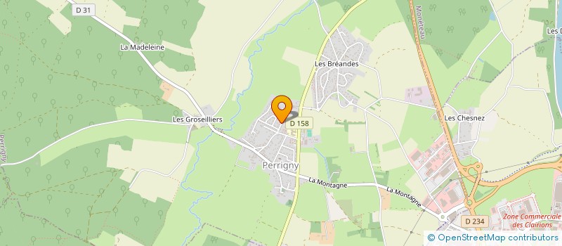 localisation de l'entreprise UNION SPORTIVE PERRIGNY à PERRIGNY