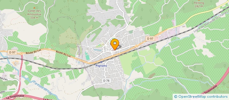 localisation de l'entreprise UNION SPORTIVE PIGNANTAISE  PIGNANS