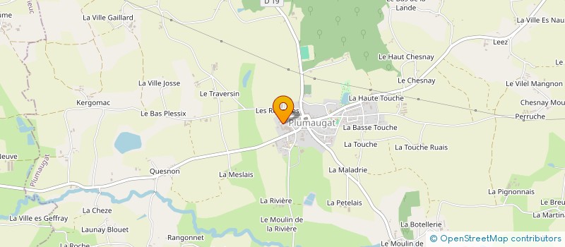 localisation de l'entreprise UNION SPORTIVE PLUMAUGATAISE  PLUMAUGAT