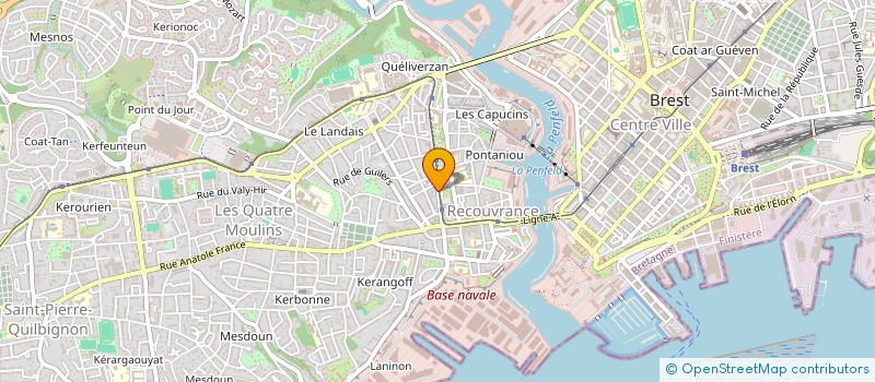 localisation de l'entreprise UNION SPORTIVE POINT DU JOUR à BREST