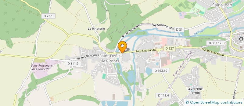 localisation de l'entreprise UNION SPORTIVE PONTOISE à SAINT-DENIS-LANNERAY